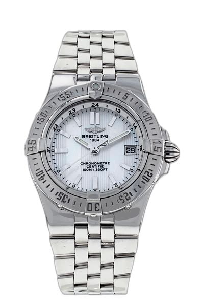 breitling dames wit|breitling a71340 price.